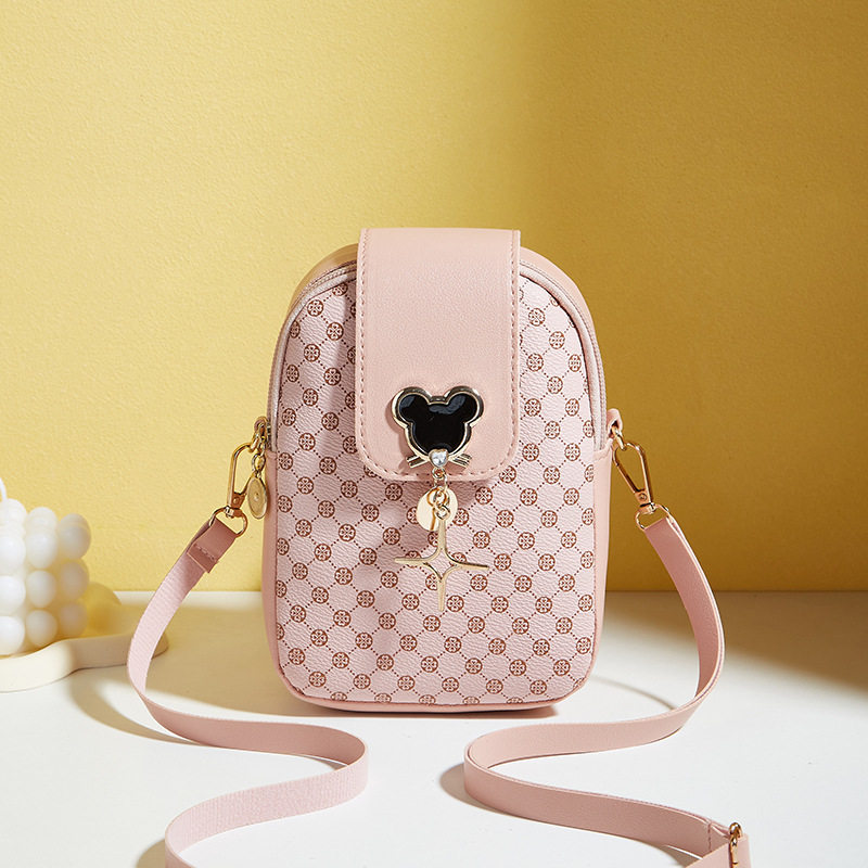 经典印花手机包2025新品women bags女士简约小包休闲洋气斜挎小包