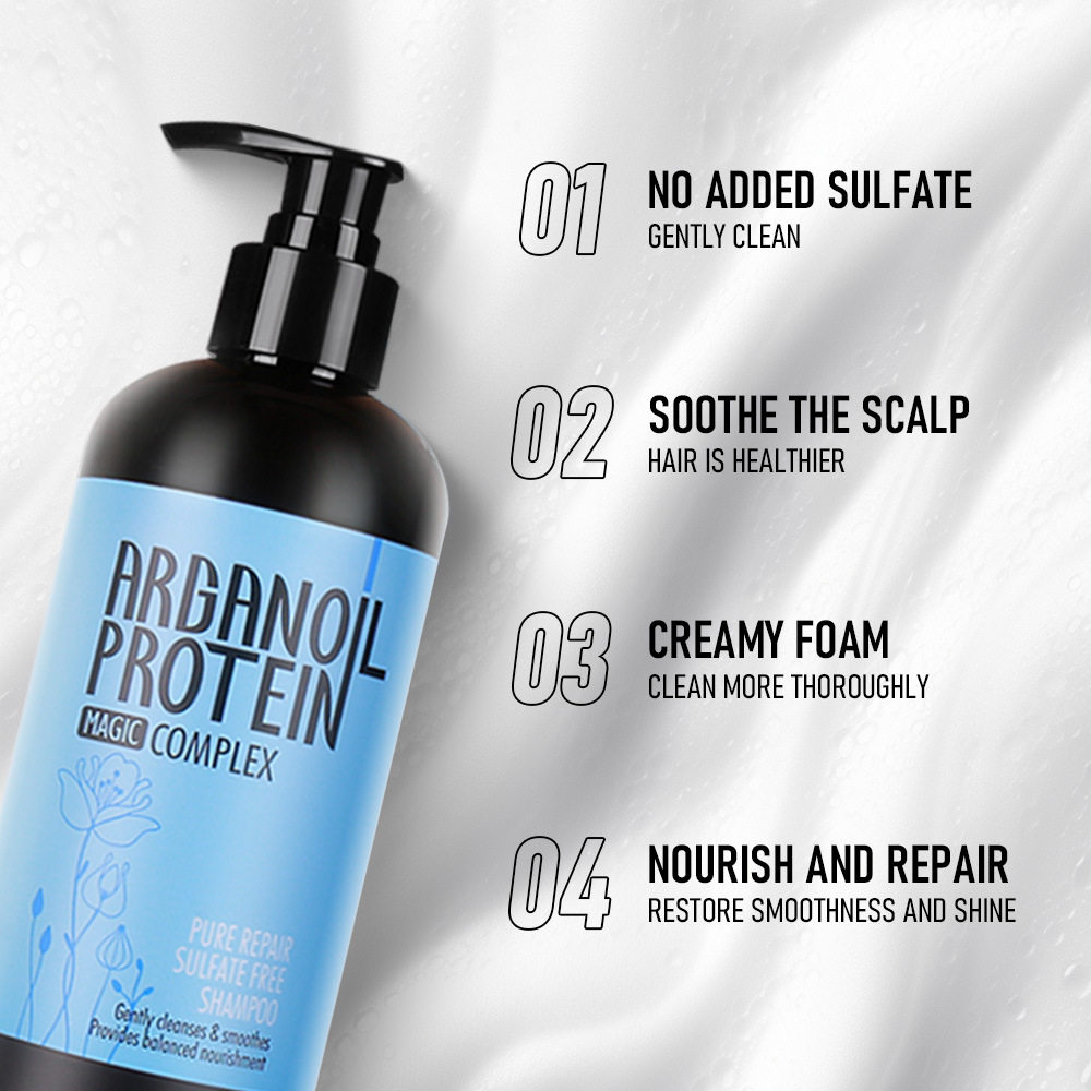 Delofil Shampoo Conditioner Silk Moisturizing Hair Softness Repair Nourishing Wash suit Cross-border Wholesale