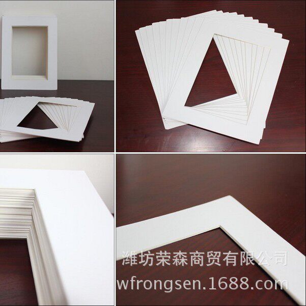 Rectangular cardboard solid wood photo frame wooden picture frame 7 10 inch A4A3 8K 4 open cardboard wholesale