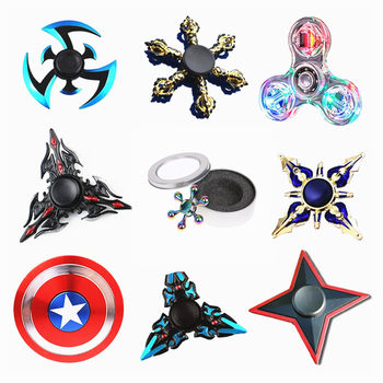 New colorful fingertip gyro zinc alloy decompression toy Hand Spinner finger gyro factory wholesale