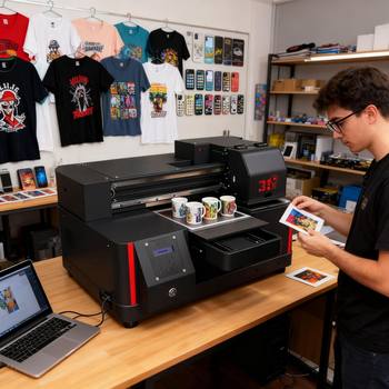 31 Degree Small Uv Printer Mobile Phone Case Acrylic Tag Photo Clothes Water Cup Pattern Personalized Printing Machine