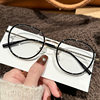 LY83037 Art Hepburn Style Small Round Frame Myopia Glasses Women's Multicolor Mixed Batch Fashionable Hawksbill Plain Frame
