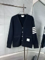 Navy blue sweatshirt cardigan