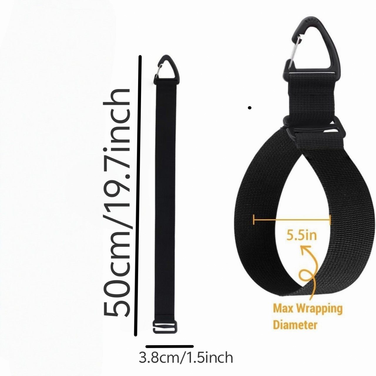 Cross-Border Triangle Buckle Strap Storage Strap Adjustable Multi-Functional Heavy-Duty Storage Strap Storage Cable Storage Strap