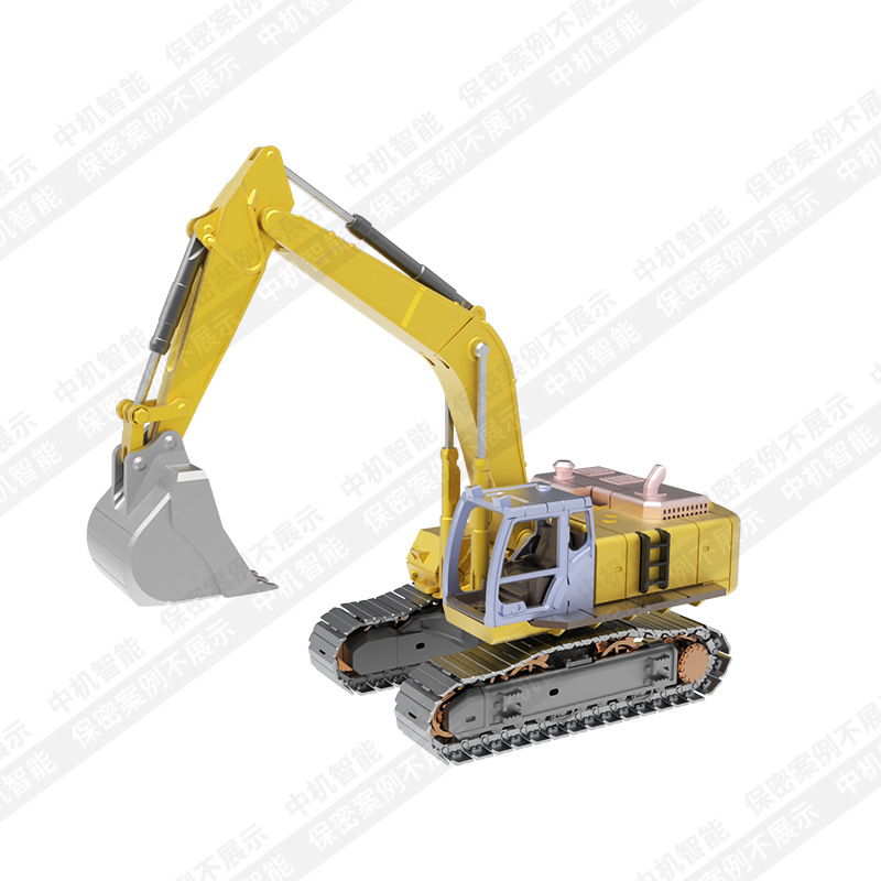 3D打印车子玩具造型定制仿真挖掘机装饰摆件迷你礼品工艺品车模型