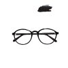 2024 K-Style of the New Pomegranate Red Glasses Frame for Men and Women Can Be Equipped with Prescription Anti-Blue Light Retro Face-Showing Small Plain Frame