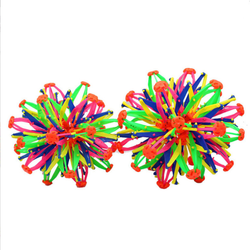 Large Flower Ball Telescopic Ball Hand-Grabbed Magic Ball Becomes Larger and Small Ball Scattered Flower Ball 33cm Ball Kidsren's Toy