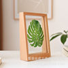 Beech Photo Frame Table for Living Room Hollow Acrylic Double-sided Photo Frame Horizontal Version Vertical Version Bedroom Desktop Photo Frame Ornaments