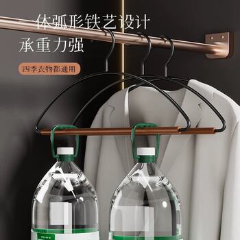 New Semi-Circular Beech Iron Clothes Hanger, Seamless, Non-Slip, Thickened, Household Clothes Hanging, Hotel Clothing Store Wholesale