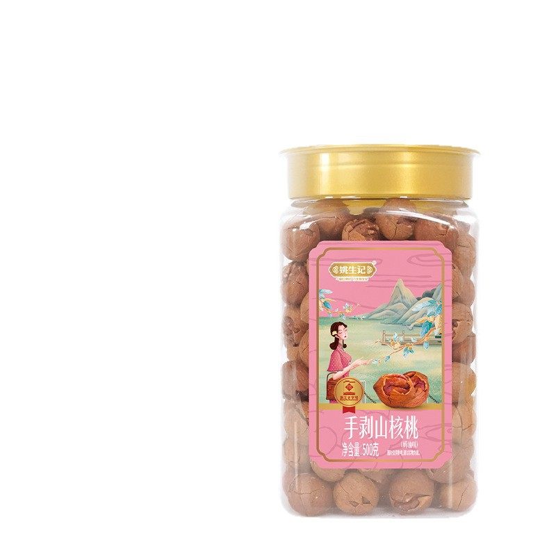 Yao Shengji Lin'An Original Pecan 500g Creamy Hand-Peeled Pecan Nutritional Snacks for Kidsren and Pregnant Women