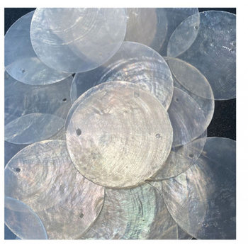 Mica Flakes Natural Shell Shell Wind Chime Mother-Of-Pearl Decorative Pieces DIY Lamps Mirror Shell Wedding Disc Painting Accessories