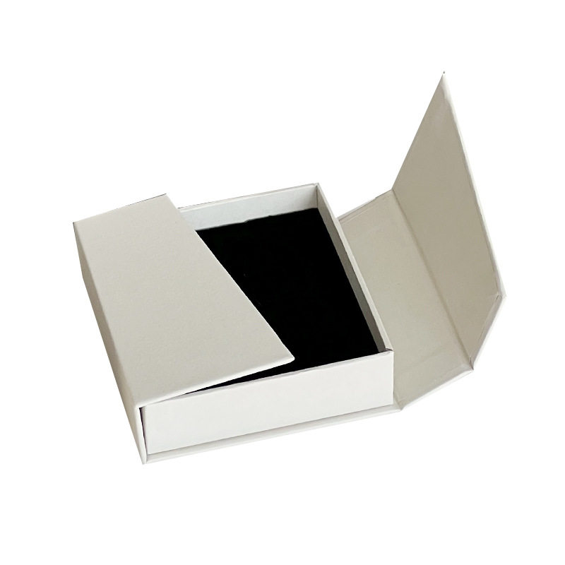 New Arrival Flip Jewelry Box Little Red Book Explosions Earrings Necklace Jewelry Box Wear Armor Packaging Box Printed Logo