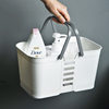 Plastic portable bath basket storage basket bathroom bath basket sundries storage basket washing basket bath basket