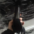 Towel bottom medium tube black