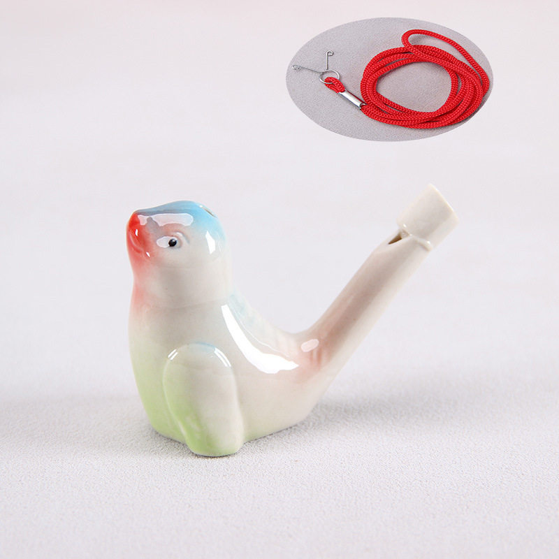 陶瓷工艺品12557水鸟口哨 儿童音乐陶笛 旅游景区热销工艺品哨子