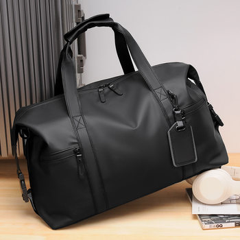 Waterproof Large-Capacity Men's Handbag Polyester Crossbody Bag Dry and Wet Luggage Bag Multi-Functional Fitness Travel Bag