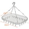 Stainless Steel Sweater Basket Drying Rack with Clips for Home Balcony Cashmere Sweater and Socks Drying