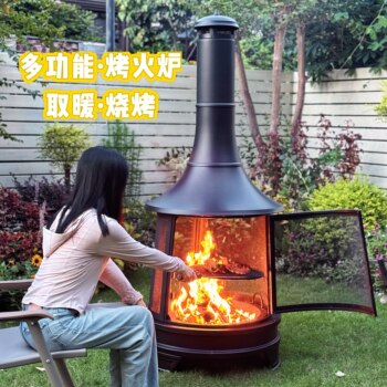 Niche Garden Heating Stove for Home Use, Homestay Bonfire Stove, Outdoor Dining Heater, Camping Picnic Wood-Fired Grill