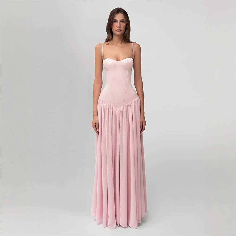 Elegant Strapless Maxi Dress Sexy Fitted Bodice Flared Skirt Perfect for Parties Wholesale Available