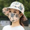 New Sunshade Hat Women's Summer Full-Face Split Sunscreen Hat Face-Covered Anti-Ultraviolet Work Tea-Picking Hat Sun Hat
