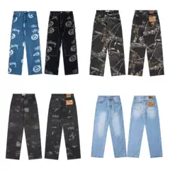 Stu Ss25 Big Ol' Jean Denim American Retro Simple Solid Color Denim Pants