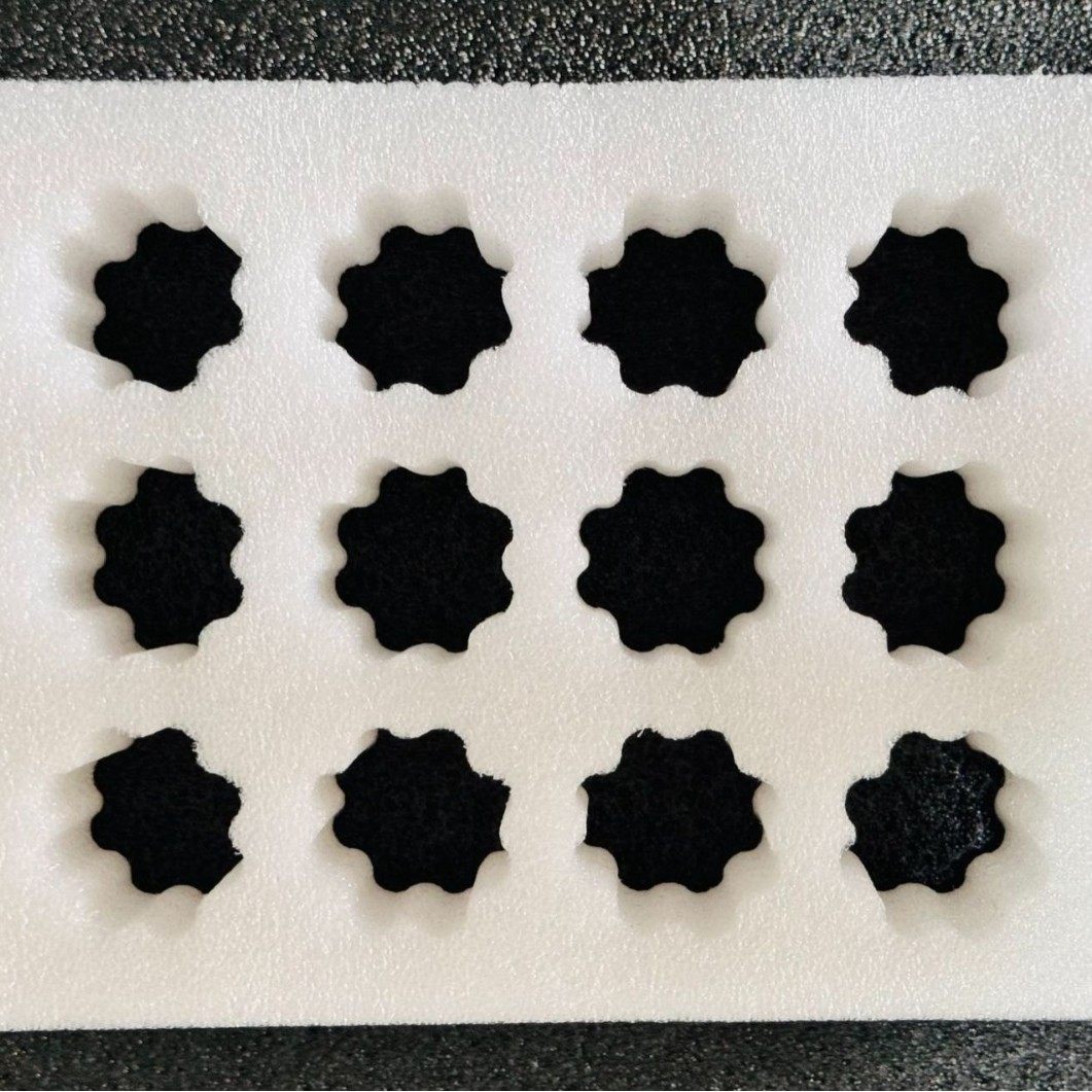 Pearl Cotton Egg Tray Packaging Box for Express Delivery, Special Foam Pad for Goose Eggs, Pearl Cotton Packaging from Jiangmen, 10 Pieces