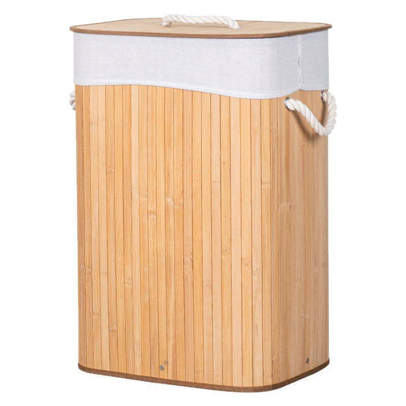 Hot pot shop storage basket bamboo folding basket dirty clothes basket straw basket storage supplies bucket box storage box finishing box