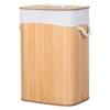 Hot pot shop storage basket bamboo folding basket dirty clothes basket straw basket storage supplies bucket box storage box finishing box