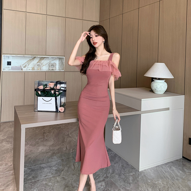 (Mới) Mã B1192 Giá 800K: Áo Hai Dây Nữ Guryt Sexy Gợi Cảm Sexy Lưới Mỏng Hàng Mùa Hè Kiểu Đuôi Cá Hai Dây Hở Vai Thời Trang Nữ Chất Liệu G02 Sản Phẩm Mới, (Miễn Phí Vận Chuyển Toàn Quốc).