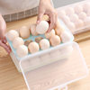 Kitchen 15-compartment refrigerator egg box fresh-keeping box plastic portable food storage box transparent egg tray box