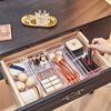Cross-border Desktop Transparent Acrylic Cosmetic Storage Box Cosmetic Cotton Storage Stackable Dust-proof Drawer Storage Box