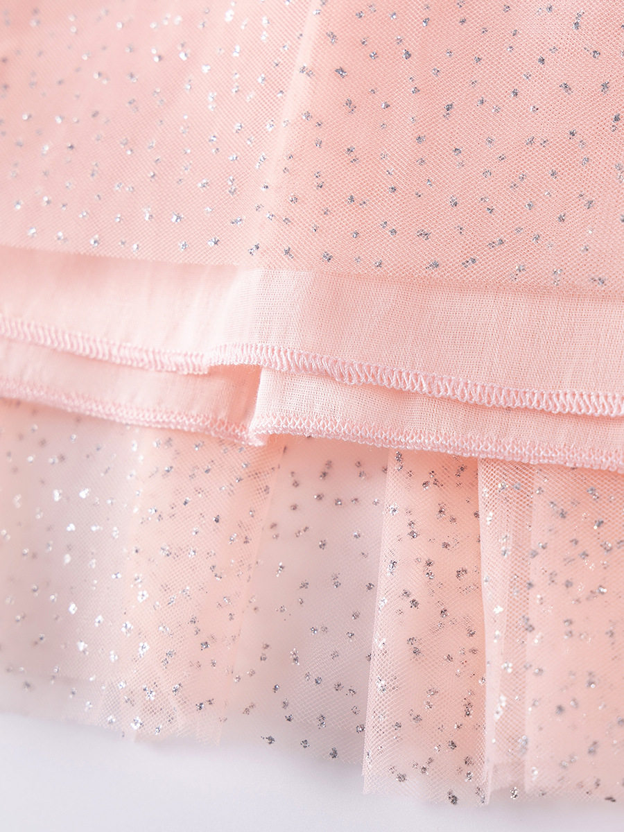 Grosir gaun anak perempuan style, gaun anak perempuan tulle musim gugur, gaun anak lucu