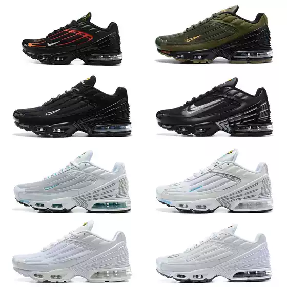 Putian shoes TN3 air cushion sneaker men's shoes women's casual running shoes spring and summer breathable lightweight cushioning
