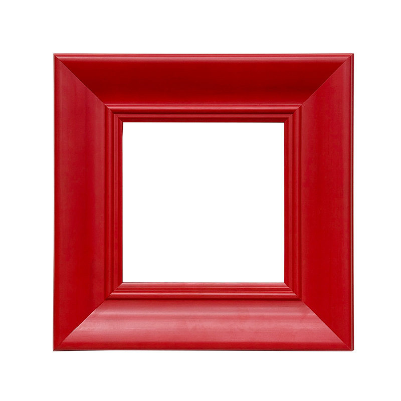 Dopamine Rouge Mirror Frame Oil Painting Custom Wooden Framing Wooden Picture Frame Solid Wood Framing Self-Assembling Photo Frame Empty Frame