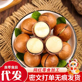 Nut Macadamia Nuts Creamy Flavor Thin Skin Large Fruit 500g Nut Snacks Walnut Macadamia Nuts Must-Have for New Year