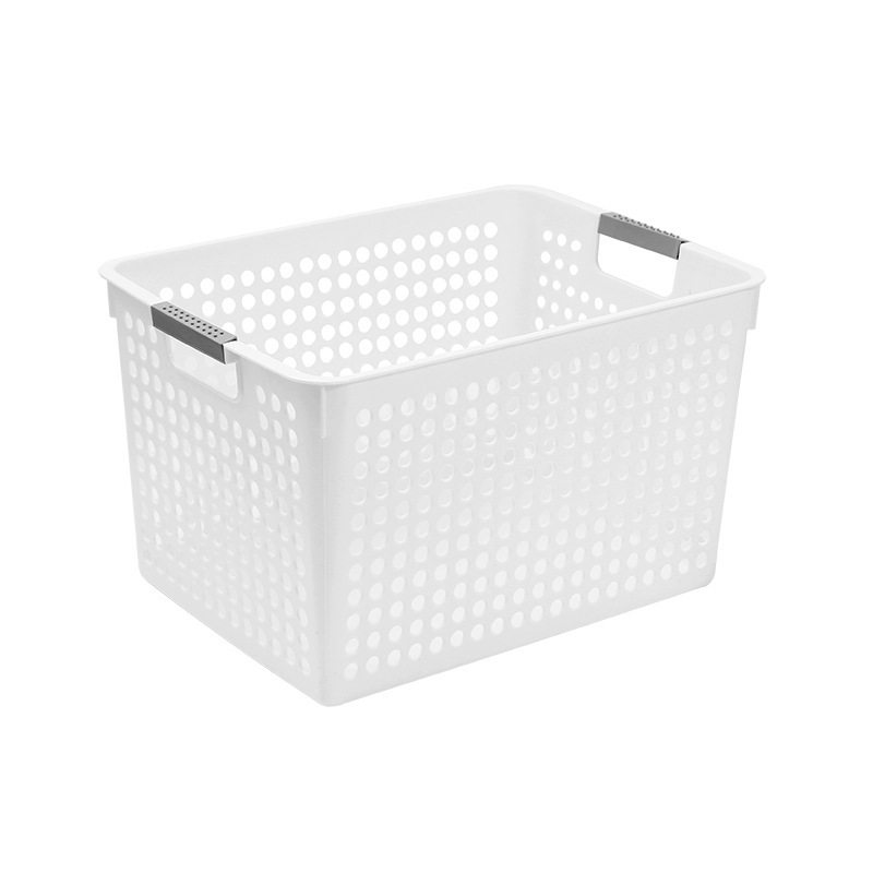 Plastic storage basket thickened sundries storage box toy snack storage basket desktop clothing storage box Book Storage