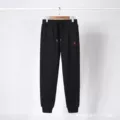 Black red label sweatpants