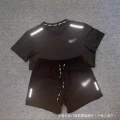 Nk black short sleeve suit