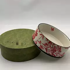 G's Printed Pet Bowl Ceramic Cat Bowl Cat Food Bowl Cat Food Bowl Dog Bowl Dog Bowl Dog Food Bowl Pet Supplies