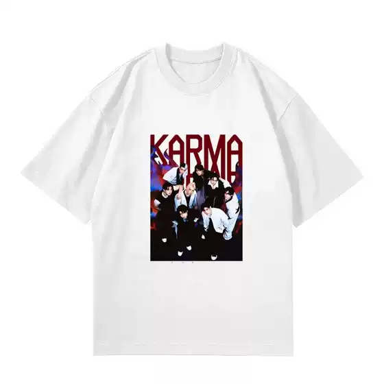 [Cross-Border European Code] Kpop Idol Stay Karma Merch Album Shirts Felix