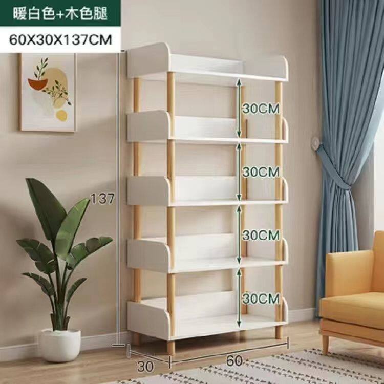 简易书架货架置物架多层收纳架子展示架客厅落地卧室家用储物柜子