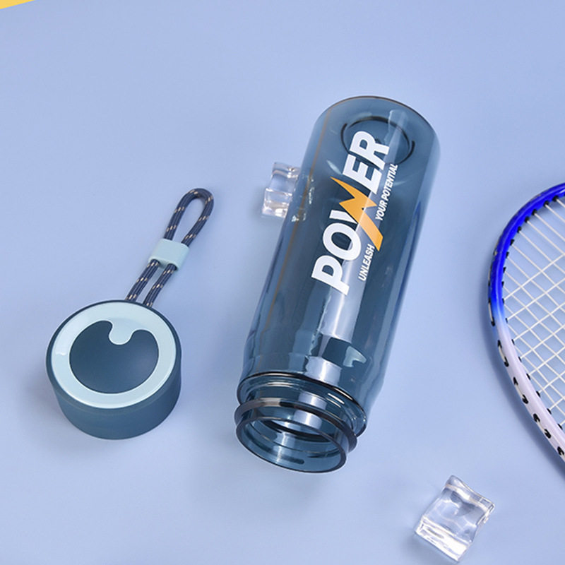 新款便携户外运动水杯男女商务直身塑料杯批发创意活动礼品随手杯