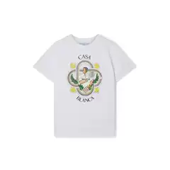 Cross-Border European Sizes Exclusively for 2025 New Summer Moroccan Style Dream Gate T-Shirts, Unisex and Versatile Fashion