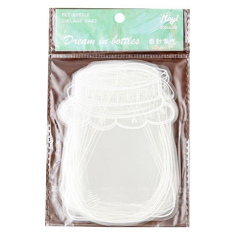 Dried Flower Bookmarks, Handmade DIY Materials, Autumn Childhood Collection Book in Bottles, Transparent Leaf Specimen Plastic Film