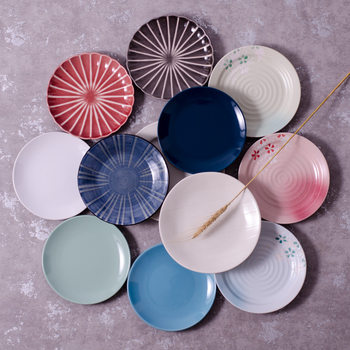 Slight Flaw Ceramic Sauce and Vinegar Dish Sauce Dish Pickles Snack Dish Bone Dish Small Dish Small Dish Irregular Dish