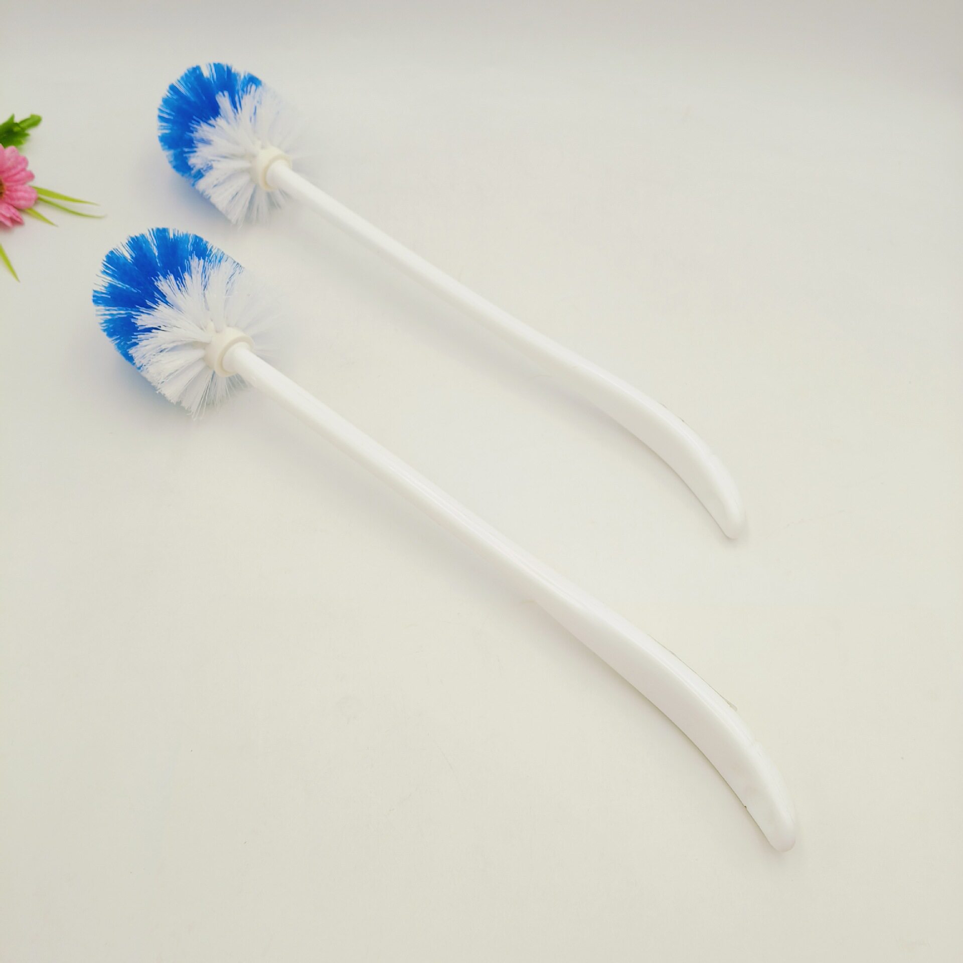 Plastic Long Handle Round Head Toilet Brush Toilet Toilet Brush Plastic Toilet Brush Cleaning Brush Toilet Brush 45cm