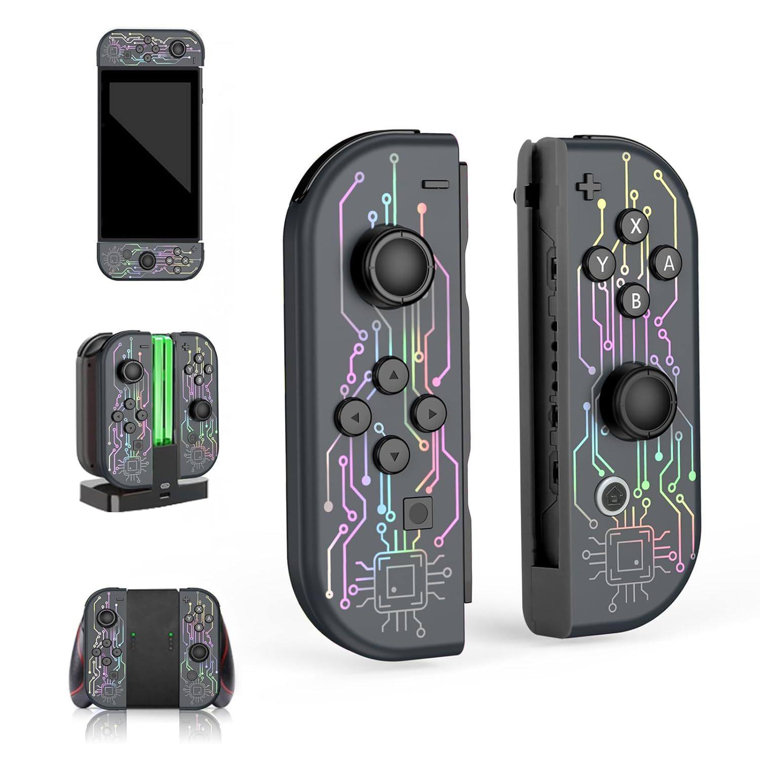 Cross-Border New Product Switch Joycon Left and Right Game Controller with Wake-Up Vibration Six-Axis Somatosensory Joycon