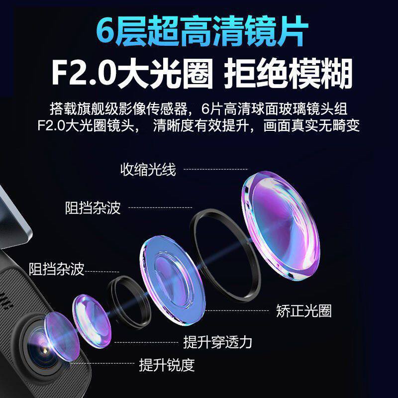 Hikvision Dash Cam D1C 1080P Parking Monitoring 360-Degree Rotating Camera Hd Front Recording