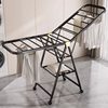 Household Floor-Standing Clothes Drying Rack Wing-Shaped Clothes Hanger Indoor Cross-Border Wheeled Clothes Drying Rack Foldableing Clothes Hanging Rod Quilt Artifact