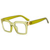 2022 New Fashion anti-blue light flat mirror trend Net red color tide box eyewear frame students spectacle frame
